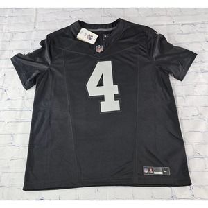 Nike Elite Derek Carr Las Vegas Raiders On Field Football Jersey Black MENS SZ L